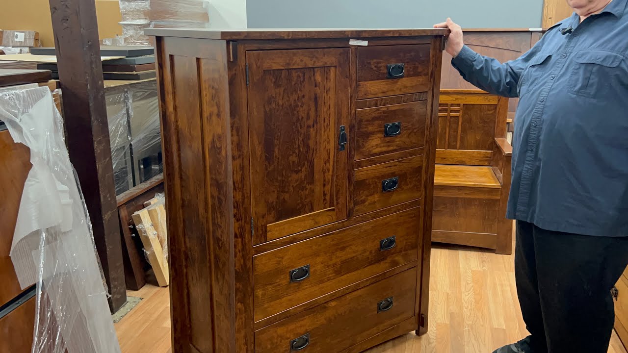 Craftsman Mission Chest Solid Quarter Sawn Oak or Cherry Amish Made IN STOCK & ON SALE