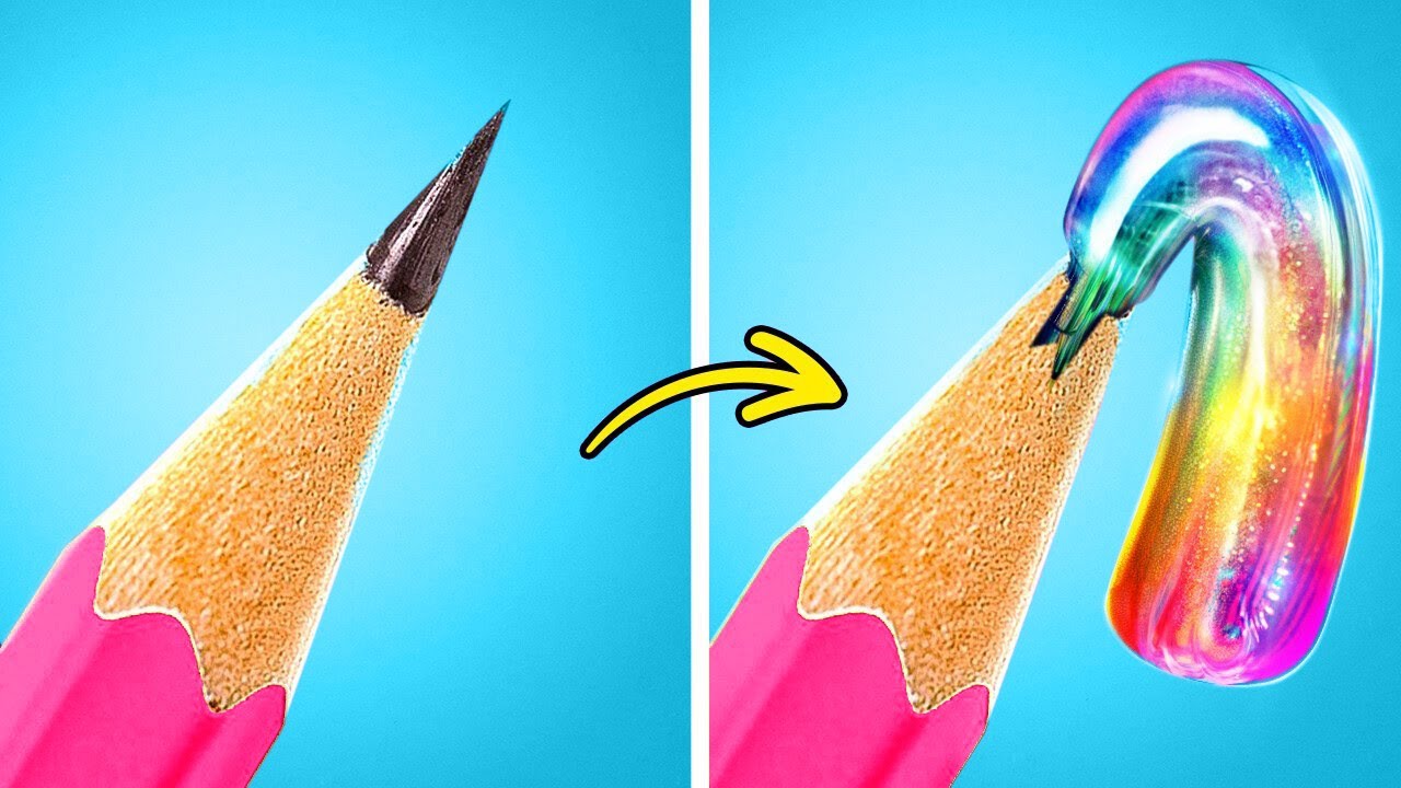 ABILITÀ ARTISTICHE ARCOBALENO || Mini Mestieri e Fighi Mestieri Fatti a Mano da 123 GO! GOLD