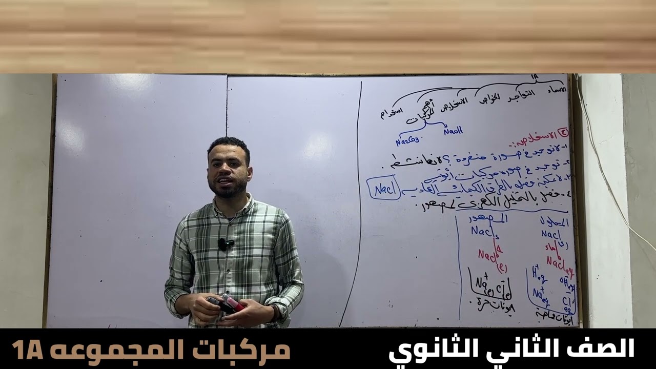 شرح مركبات فلزات الأقلاء الباب الرابع كيمياء  الصف الثاني الثانوي الترم الثاني 2025 أ/محمودعبدالعزيز