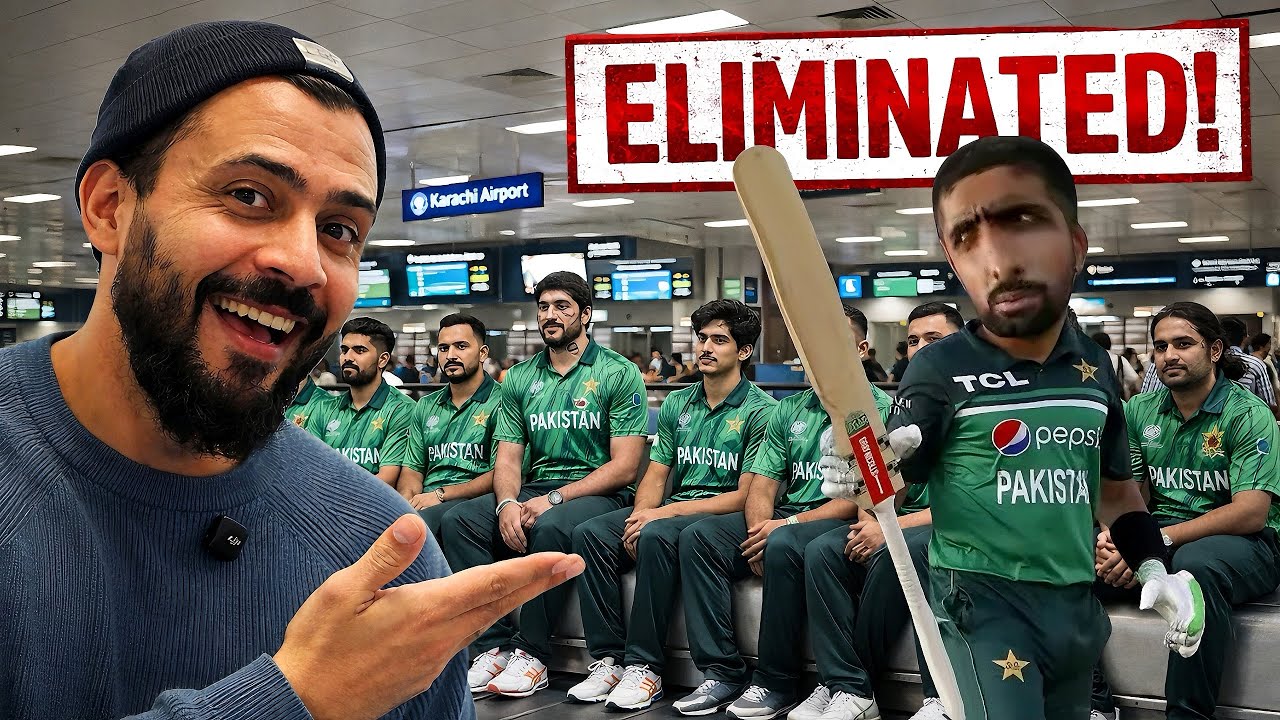 PAKISTAN eliminated ! Win Match and qualified to Karachi airport &ndash; Biggest World Cup FAIL Ever!