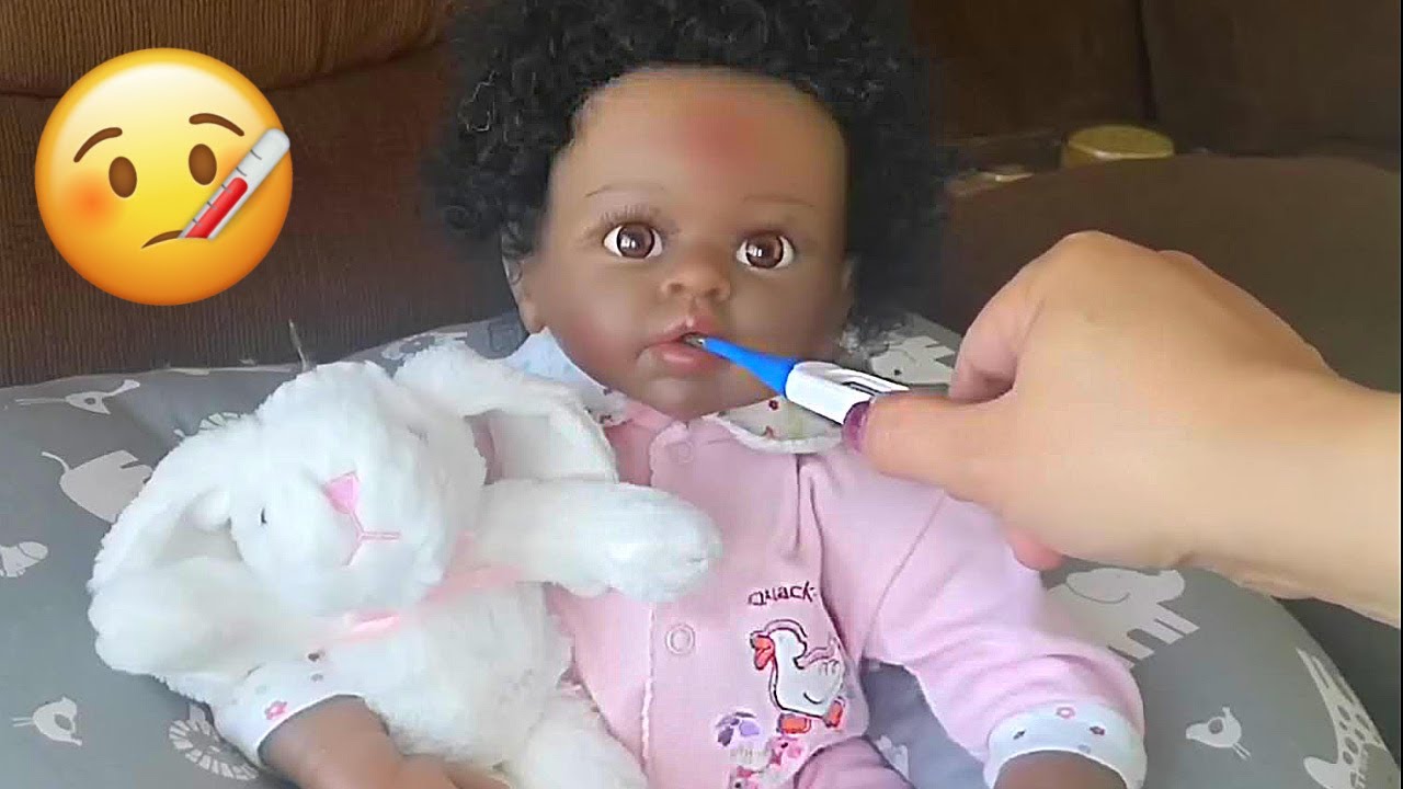 Baby Reborn Girl Is Sick And Has Diaper Blowout At Hospital Role Play