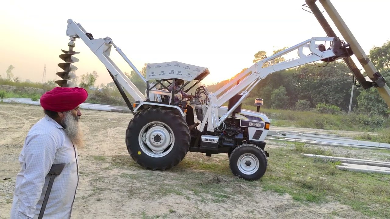 Pole Rotater, Pole Master Machine Manufacturer 8400006576 #4k #tractor