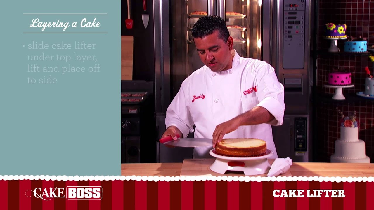 How To Use A Cake Lifter - Dessert Decorating Tools - Cake Boss Baking