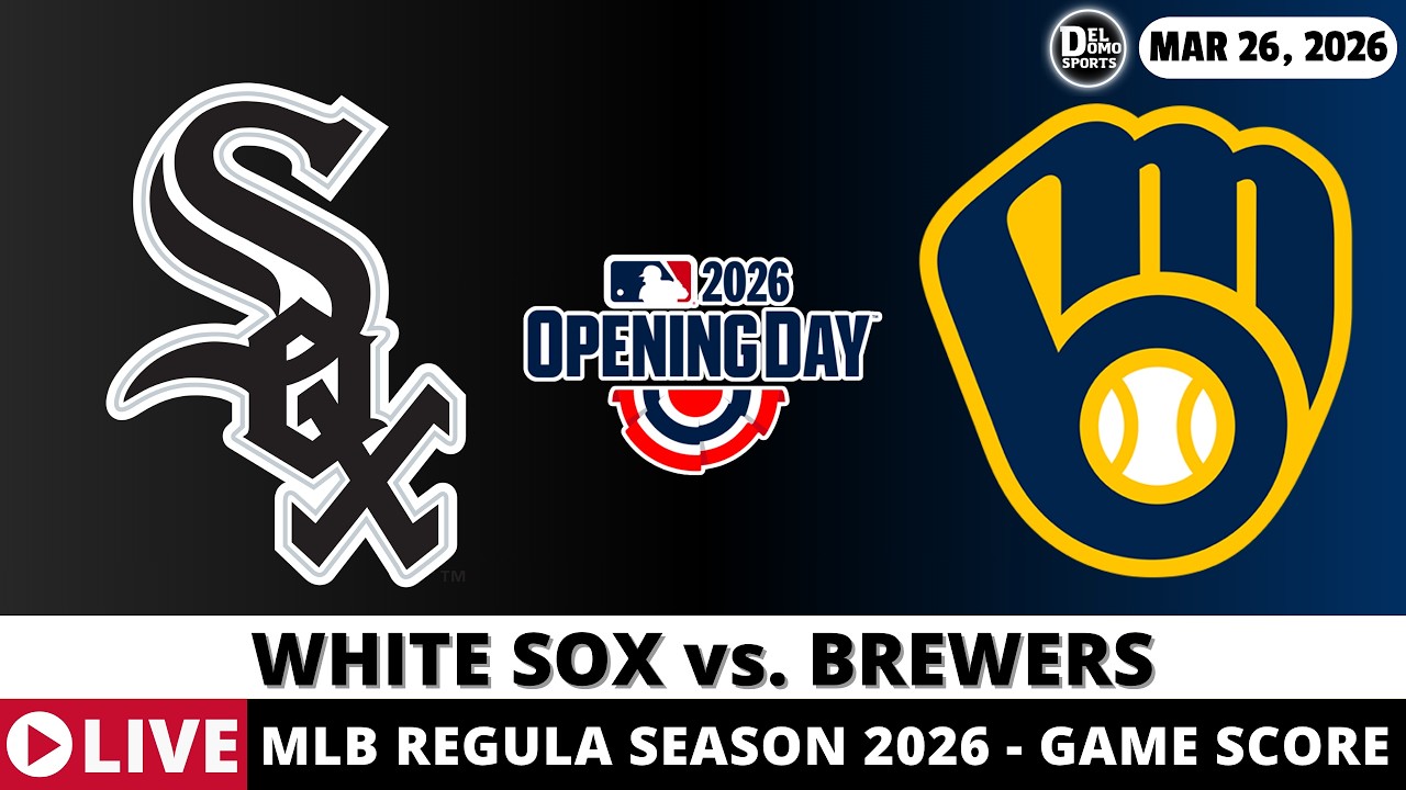 CHICAGO WHITE SOX VS MILWAUKEE BREWERS ⚾️ MLB Opening Day Game Score Radio Play-by-Play