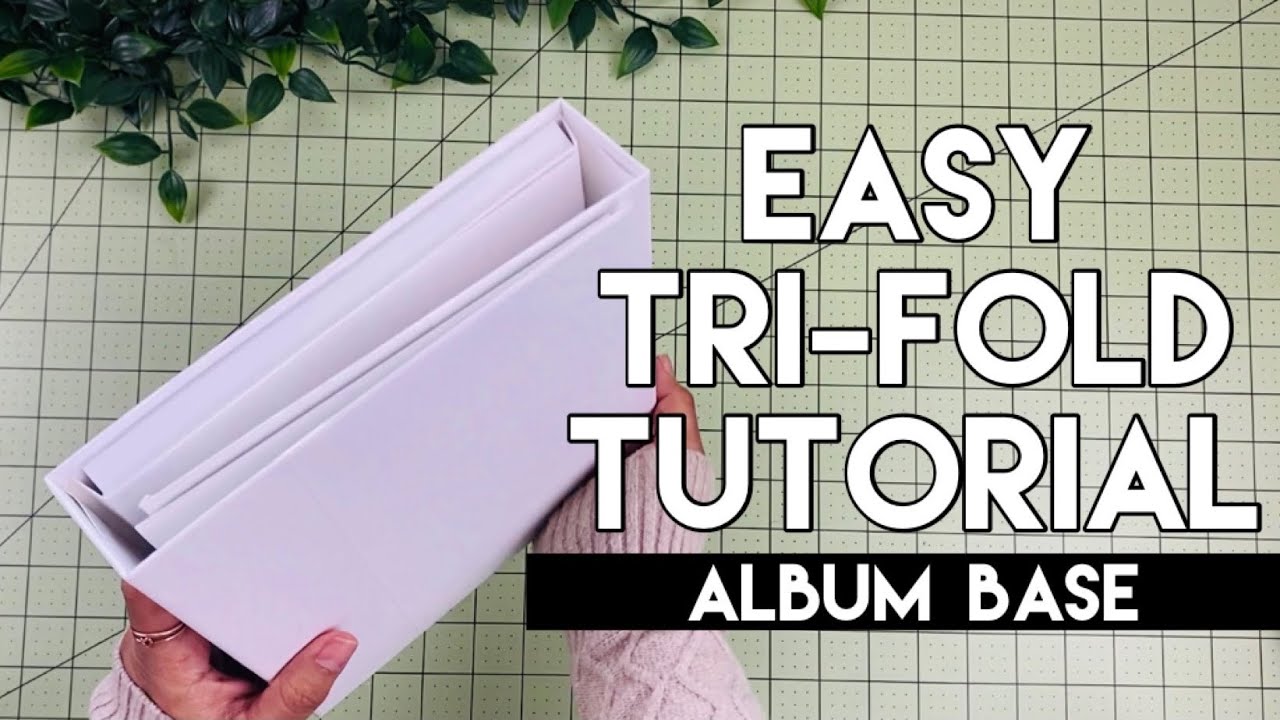 EASY TRI-FOLD ALBUM TUTORIAL | Making the Base