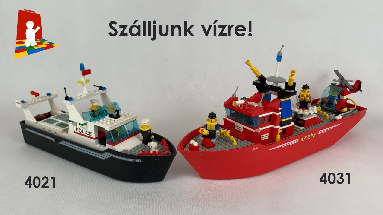Hétfői bemutató - Szálljunk vízre - Lego 4021 vs 4031
