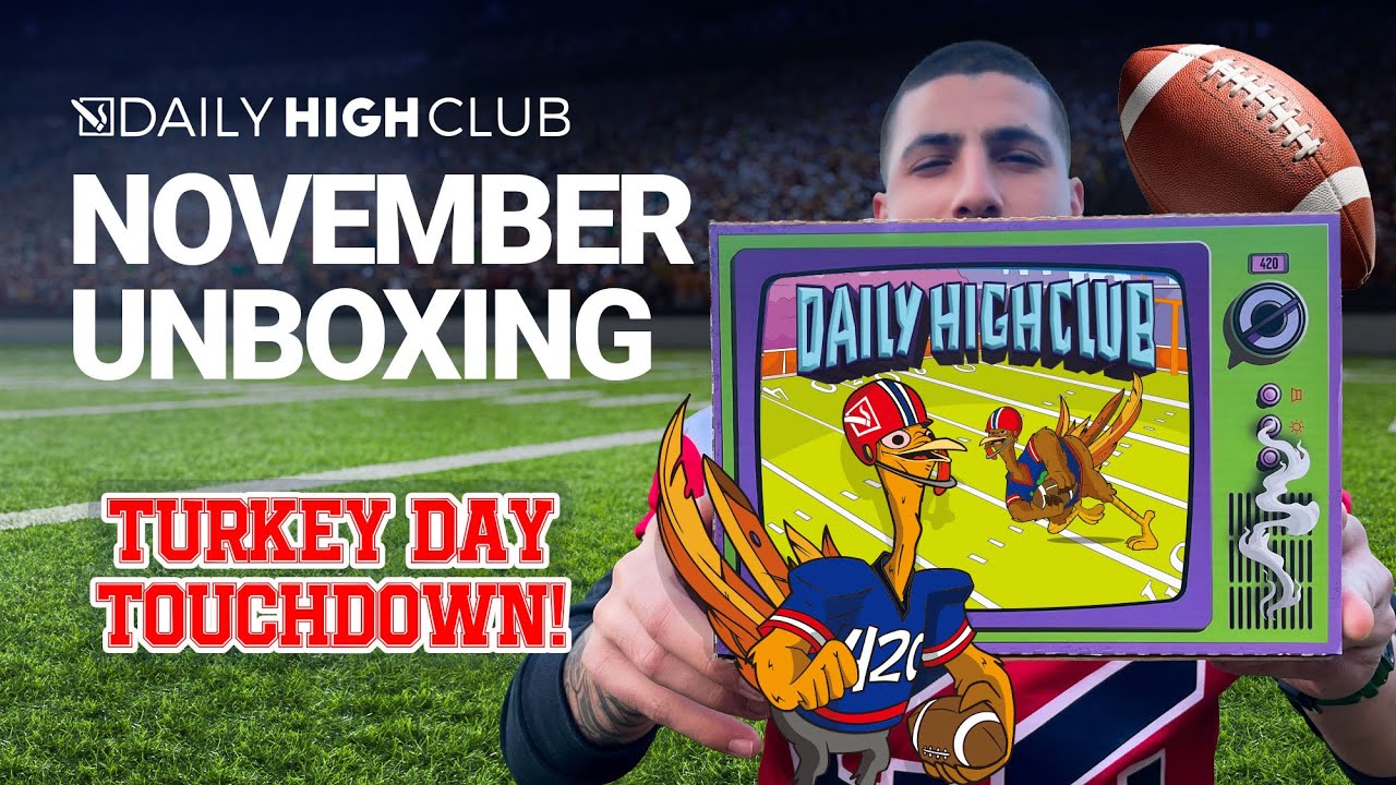 Daily High Club November 2023 Box 📺 🦃 🏈