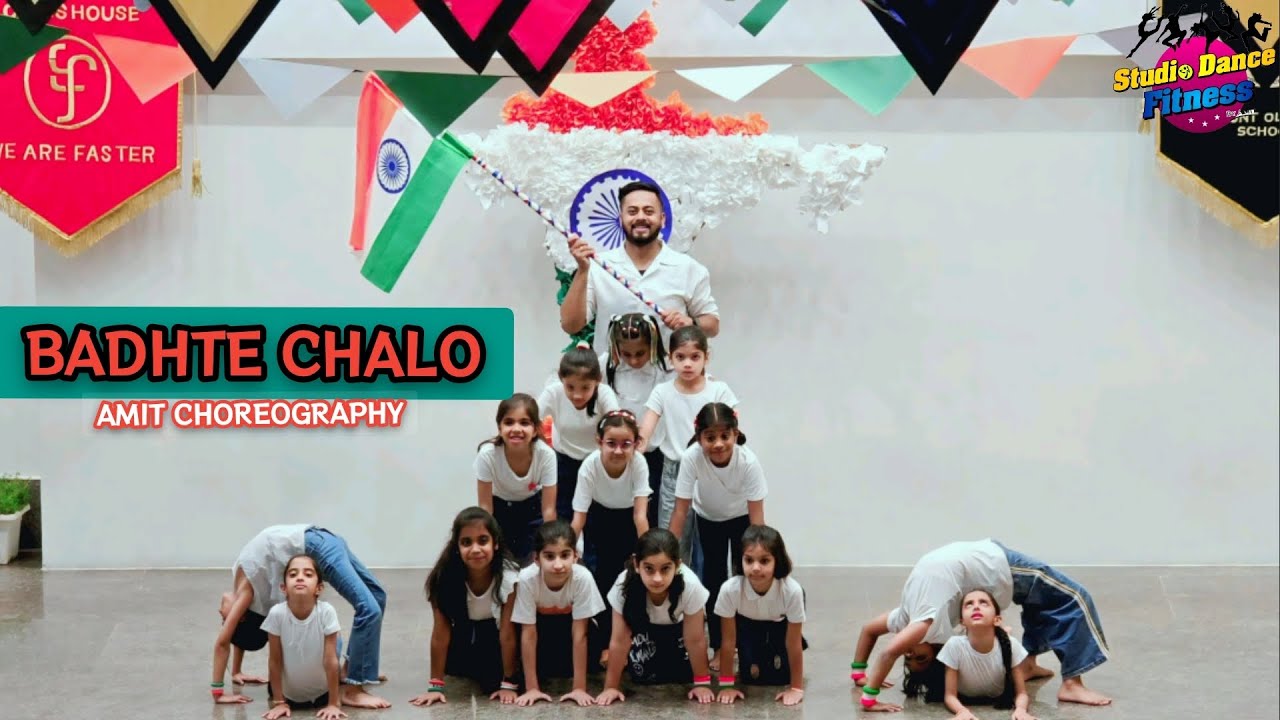 Badhte Chalo Kids Dance By Amit | 15 AUGUST | 26 January SPECIAL Petriotic Dance | Deshbhakti Dance