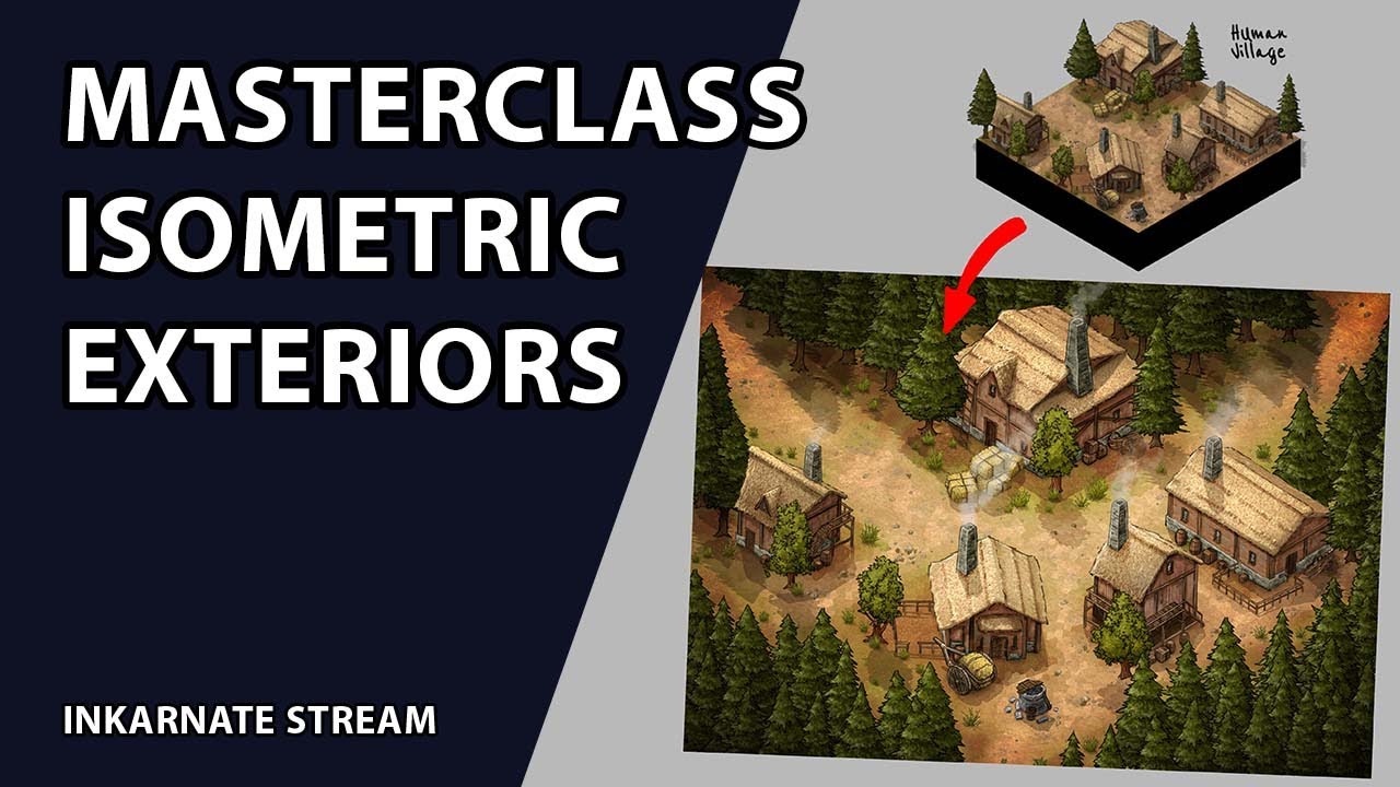 Masterclass: Isometric Exteriors | Inkarnate Stream