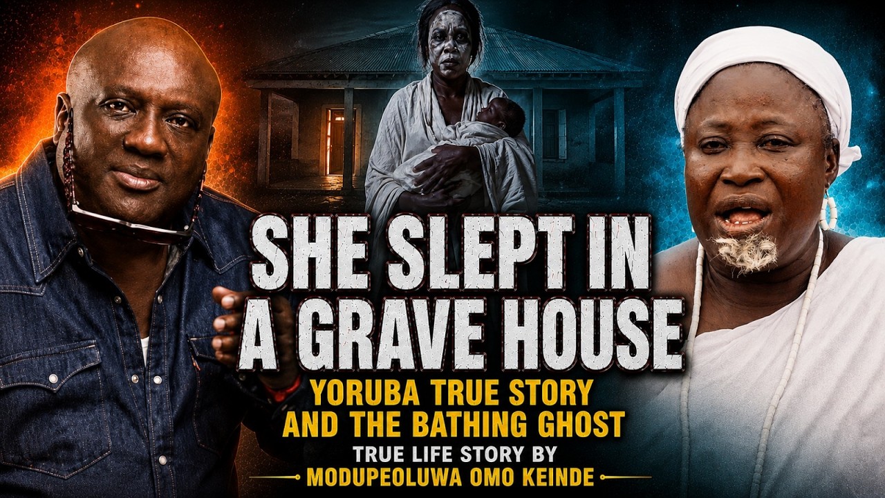SHE SLEPT IN A GRAVE HOUSE THEN THIS HAPPENED NEXT!THE STORY OF A GHOST BATHING HER BABY-UNTOLD