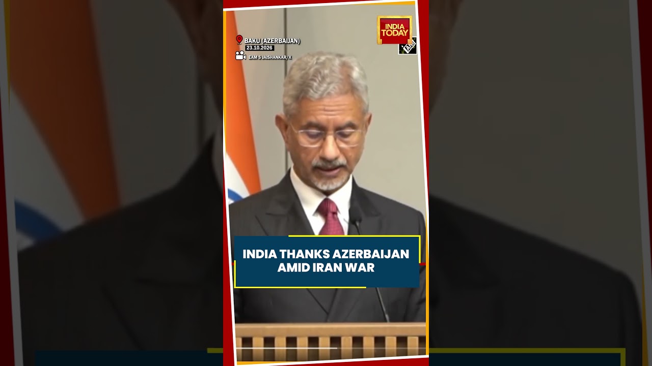 EAM Thanks Azerbaijan for Ensuring Indian Students&rsquo; Safety During Iran War #jaishankar #azerbaijan