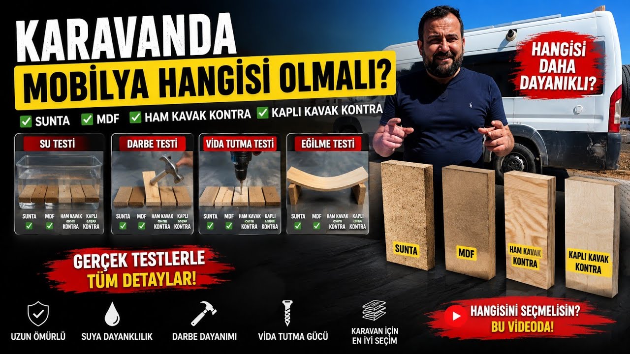 Karavan Mobilyası Seçerken Bu Testi İzlemeden Karar Vermeyin
