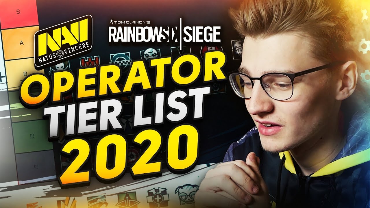 Rainbow Six Siege Operator Tier List 2020 by NAVI Doki