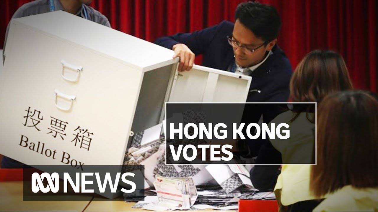 Hong Kong voters dramatically swing to pro-democracy candidates | ABC News