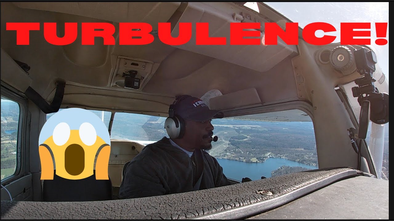 Полет в условиях сумасшедшей турбулентности на Cessna 152! - #турбулентность