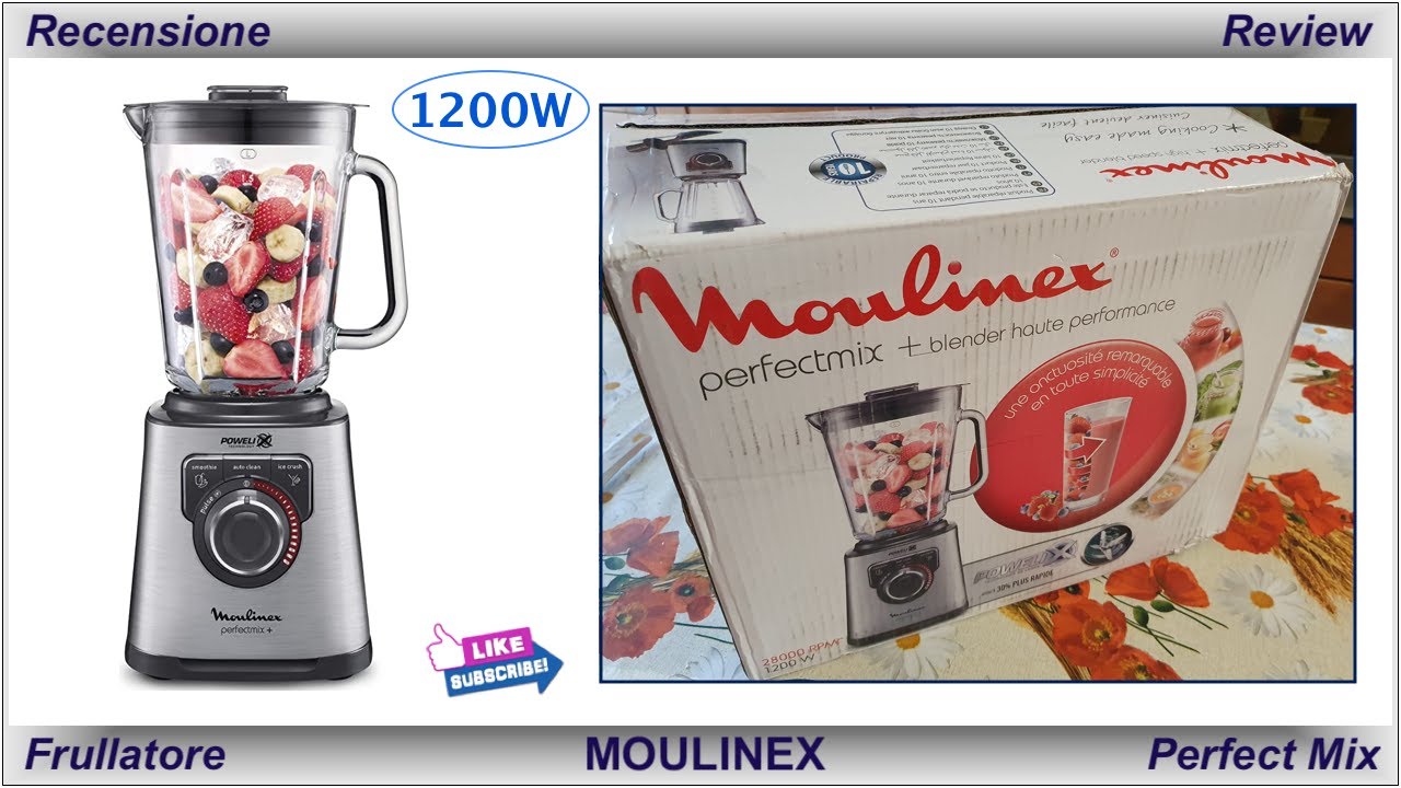 Recensione Frullatore MOULINEX Perfect Mix+ (LM811D)