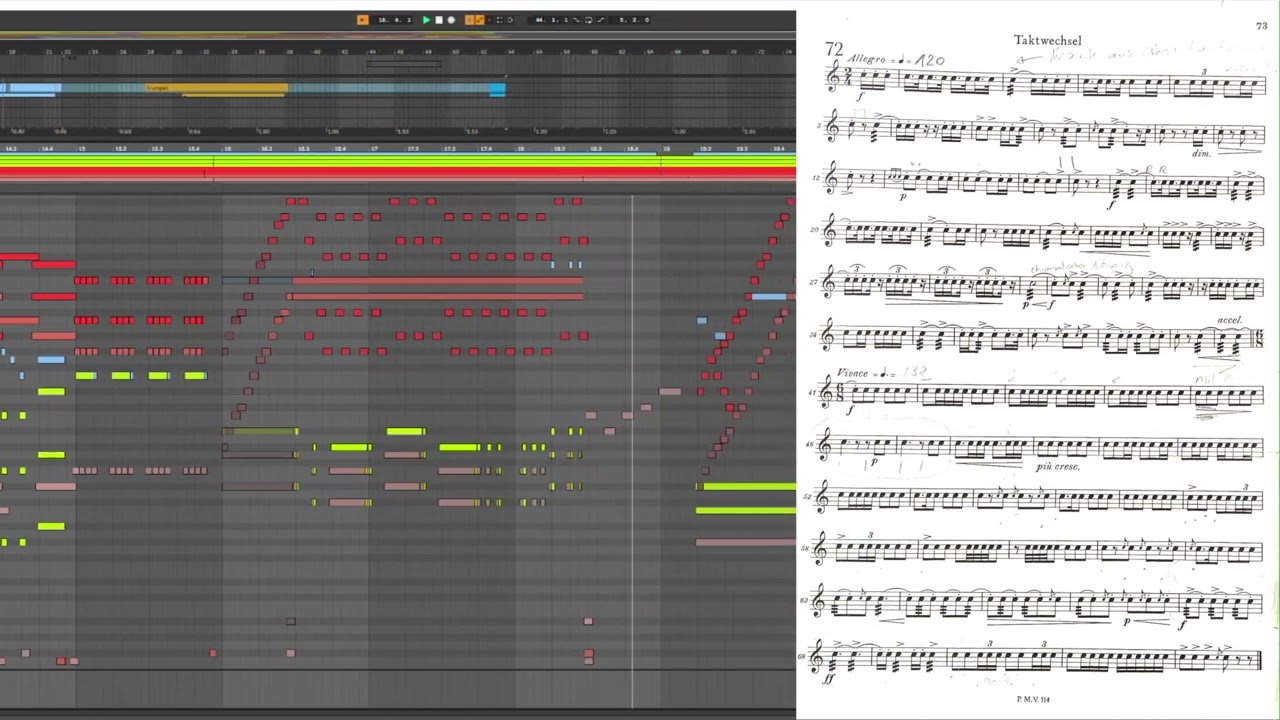 Alfred Wagner - Snare Drum Etude no. 72 orchestrated for Orchestra by Levin Fischer
