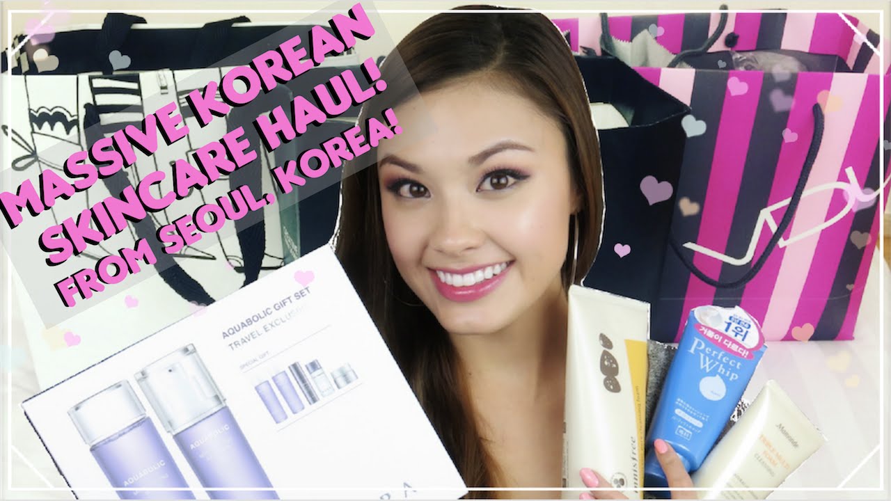 BIGGEST KOREAN SKINCARE HAUL EVER! Pt. 2 of My Haul from Seoul, Korea