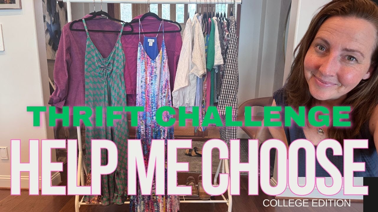 THRIFT CHALLENGE: Finding a Thrifted College Graduation Worthy Outfit for ME  (The Proud Mom)