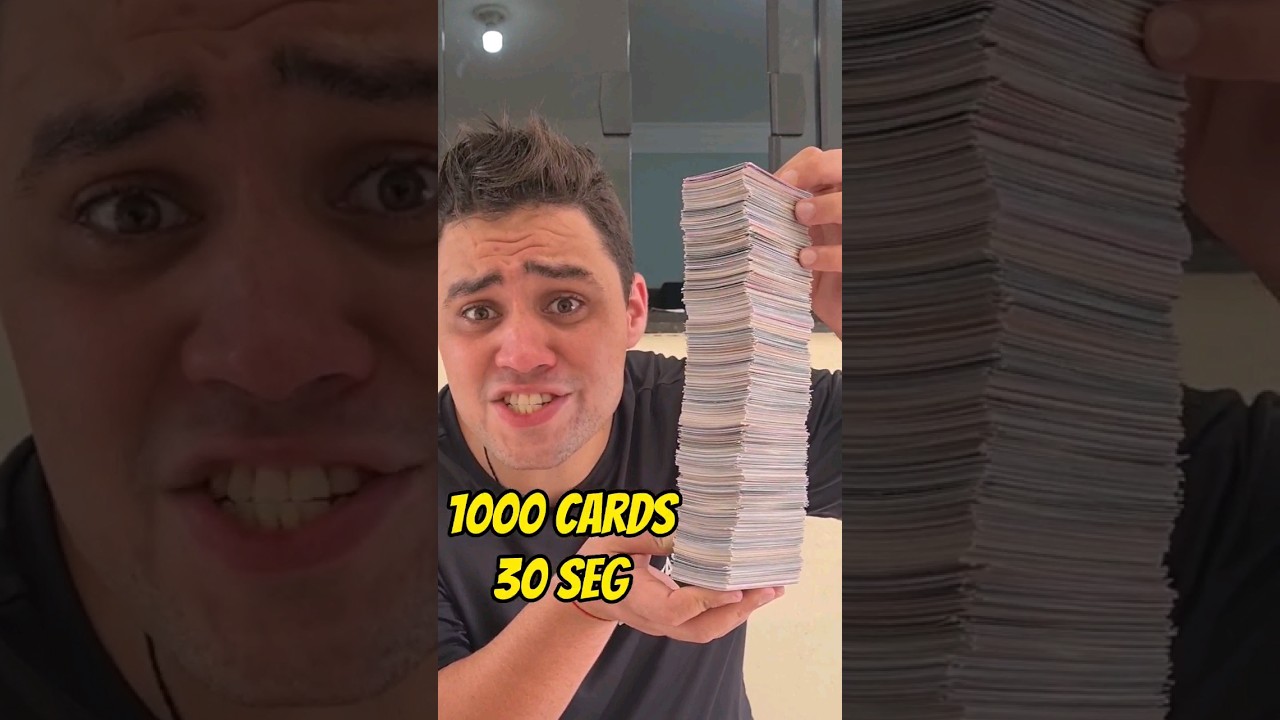BAF&Atilde;O IMPOSS&Iacute;VEL! 1000 CARDS NO BAFO, VOC&Ecirc; CONSEGUE?