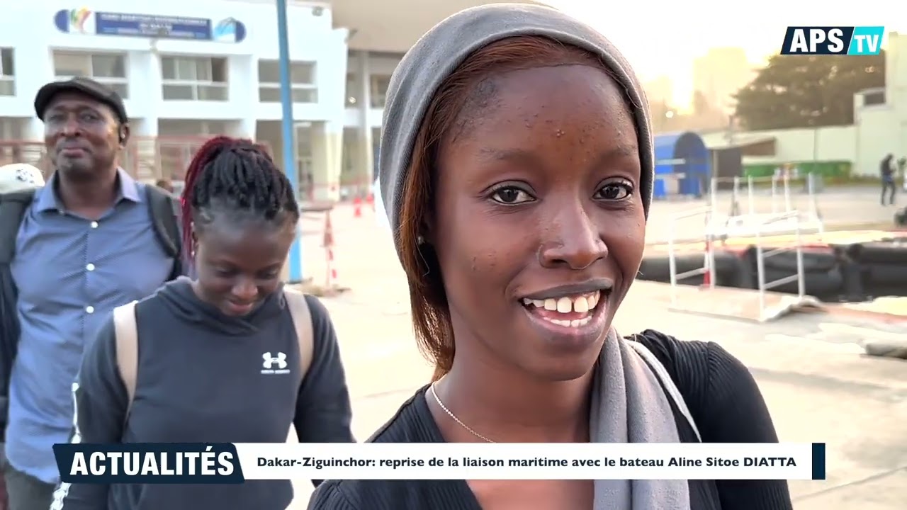 Dakar- Ziguinchor: reprise de la liaison maritime avec le bateau Aline Sitoe DIATTA