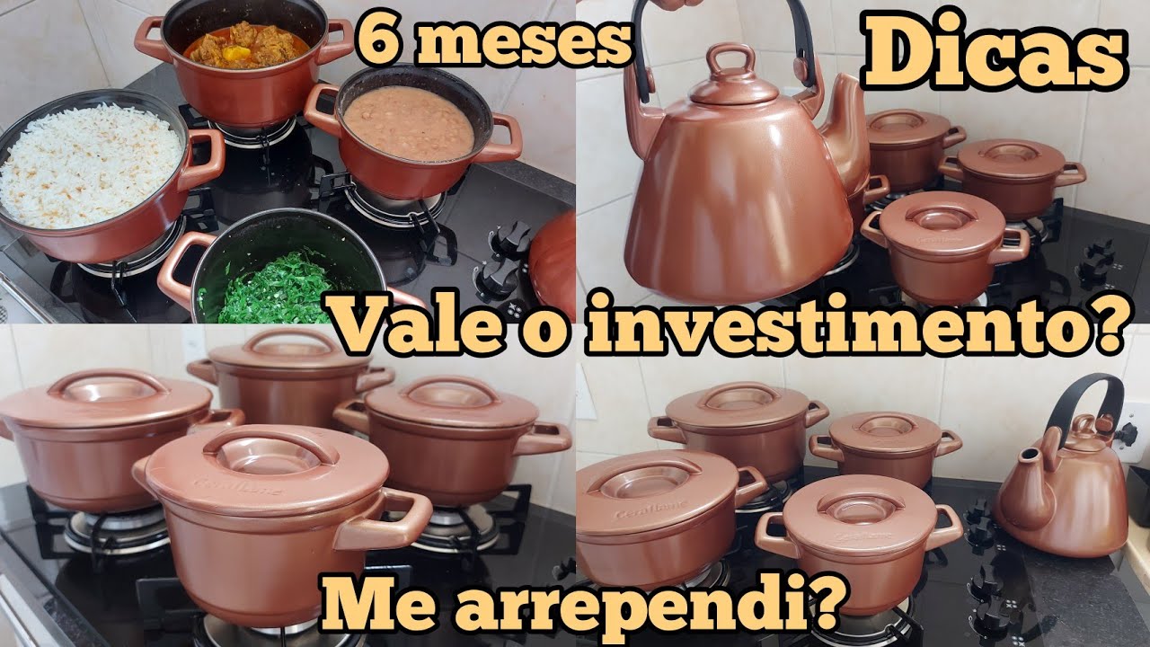 PANELAS CERAFLAME APÓS 6 MESES DE USO, DICAS + ALMOÇO DE DOMINGO || RESENHA