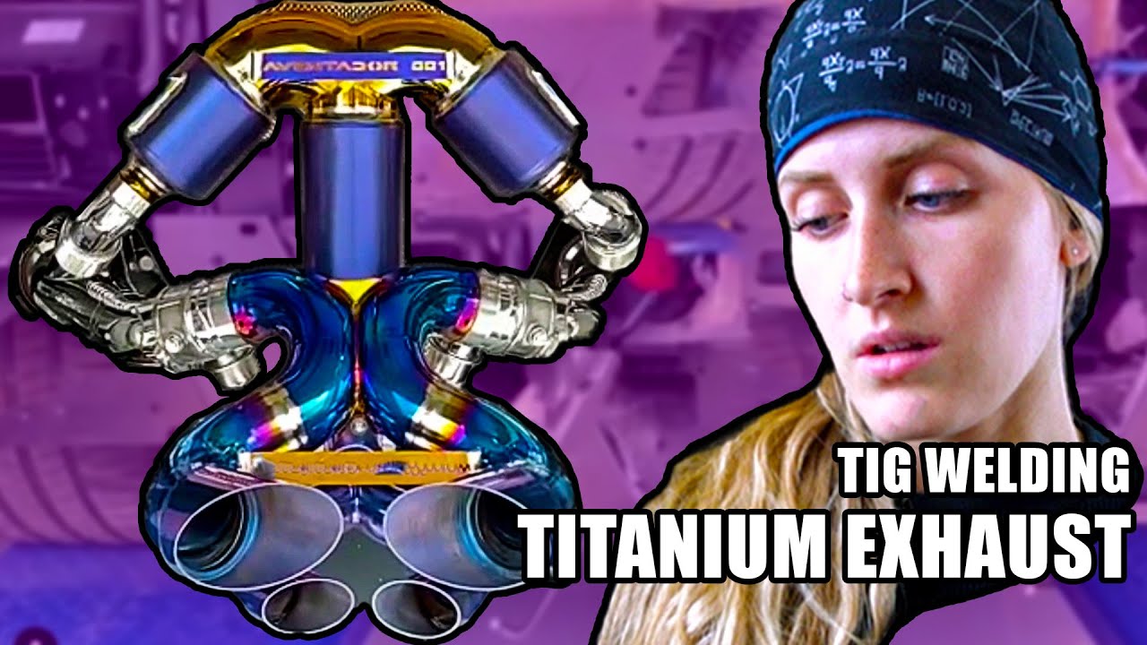 TIG Welding Exotic TITANIUM Exhausts for Super Cars | Heat Coloring