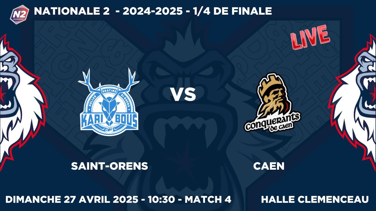 N2 2024-2025 | QUARTS | SAINT-ORENS - CAEN