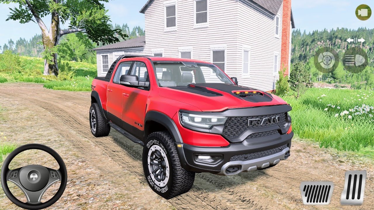 Dodge Ram Trx Car Driving - BeamNg Drive - Car Games Pc Gameplay [Logitech g29]