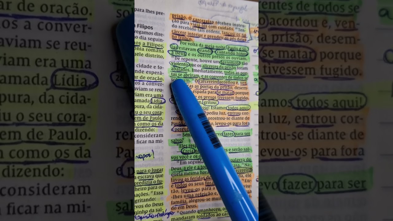 Atos 16. Lendo a bíblia em um ano.  2026. Atos dos apóstolos. 