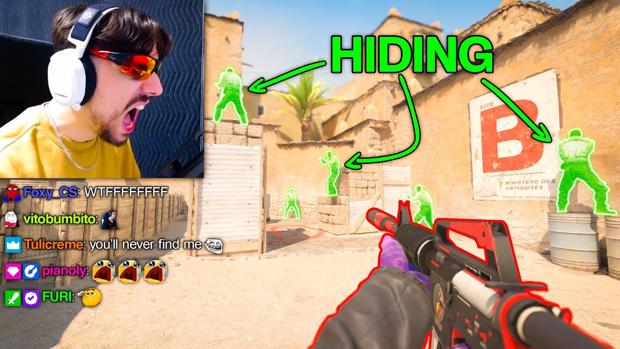 Extreme CS2 Hide & Seek Challenge&hellip; (1v60)