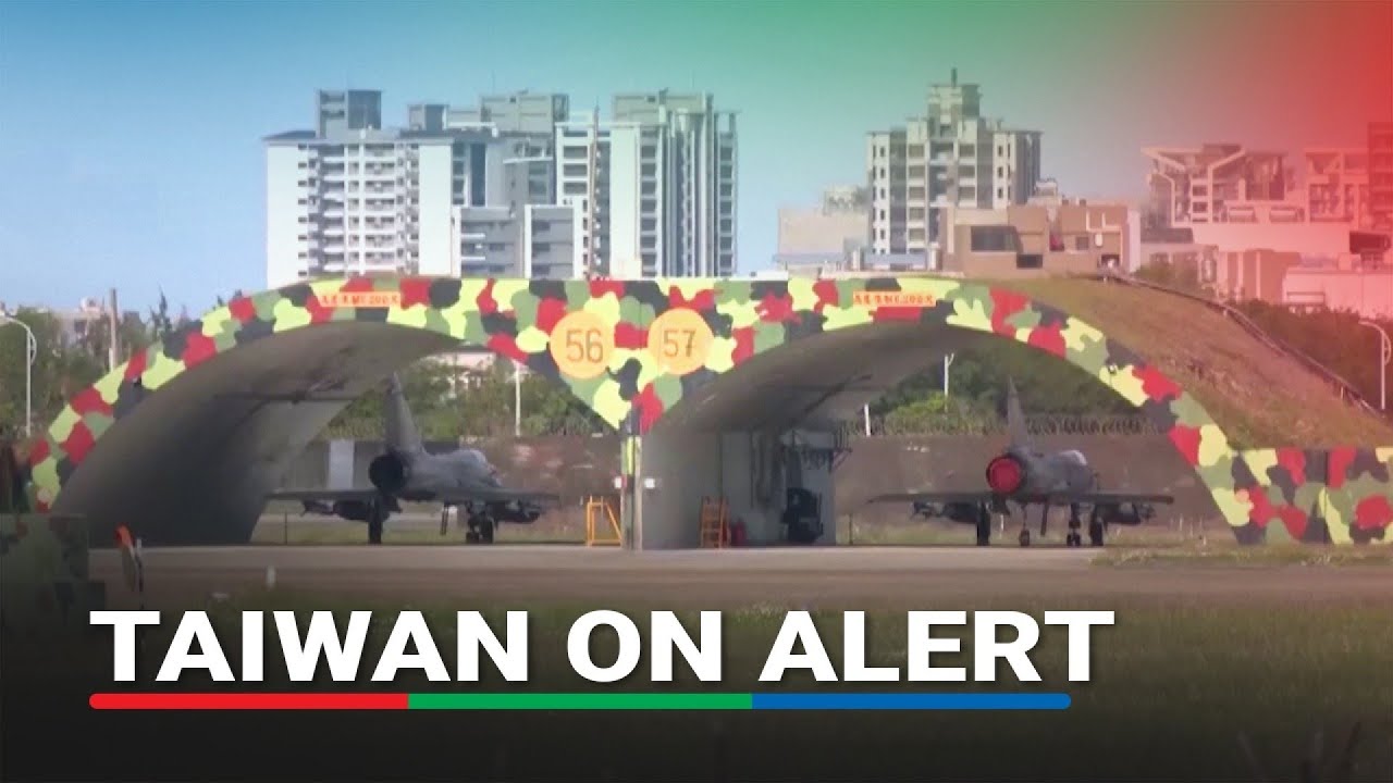 Taiwan on high alert as China's military conducts live-fire exercises around the island