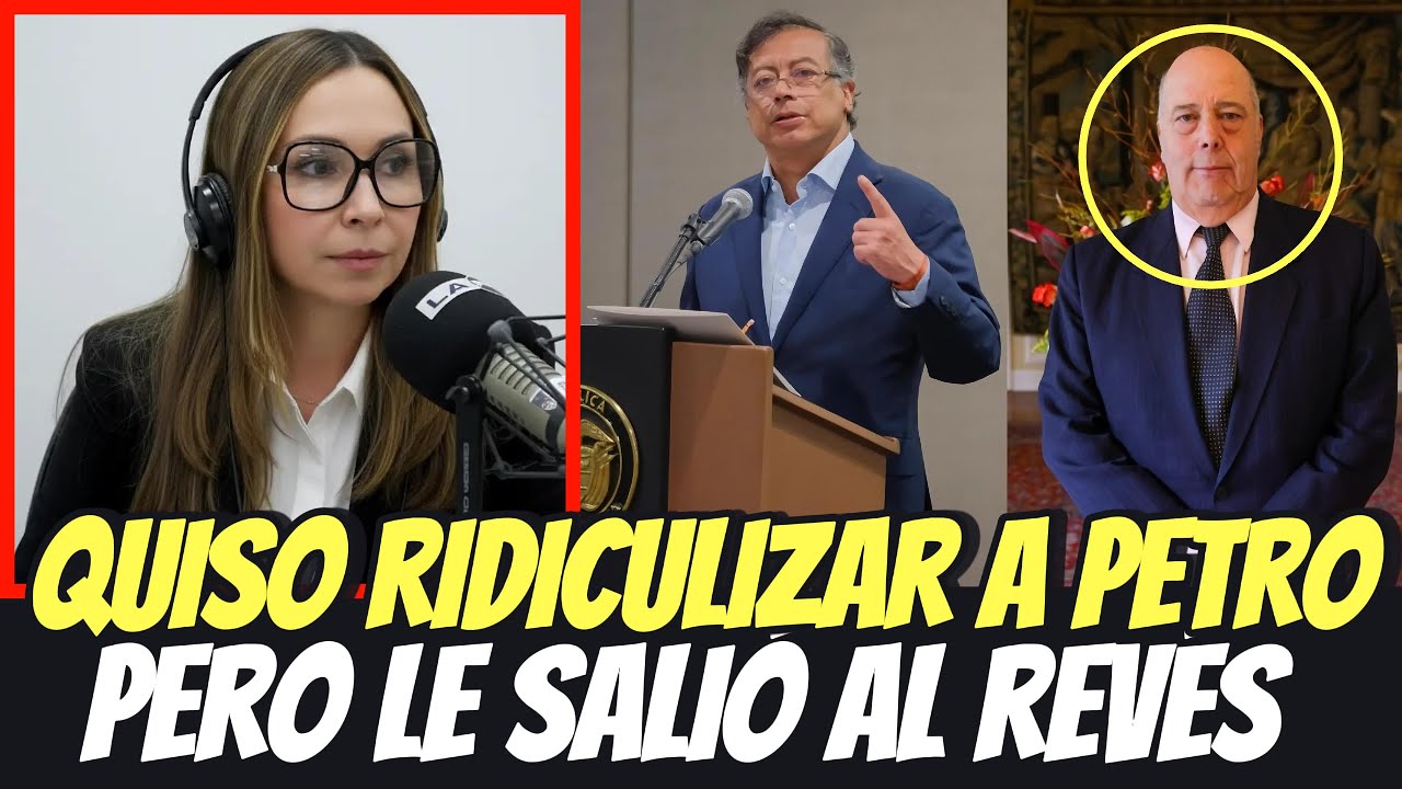 🚨 DARCY INTENTÓ BURLARSE DE PETRO Y EL EMBAJADOR LA PEINÓ EN VIVO