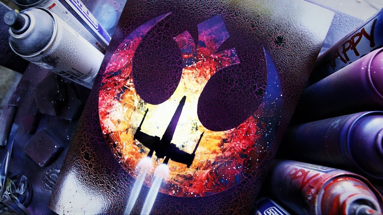 Star Wars Rebels - SPRAY PAINT ART by Skech - GLOW IN THE DARK