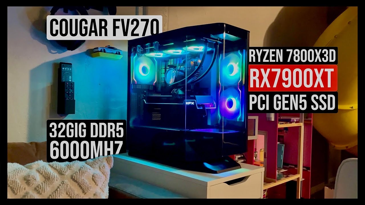Сборка игрового ПК 4K | Ryzen 7 7800X3D + RX 7900 XT + SSD Gen 5