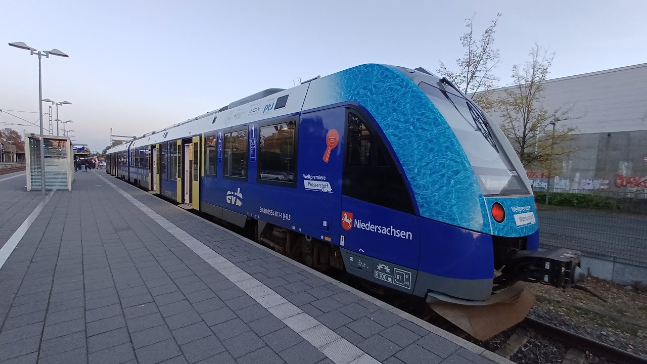 [Video] Triebzug Alstom Coradia iLINT | 554 011 | Eisenbahnen und Verkehrsbetriebe Elbe-Weser GmbH