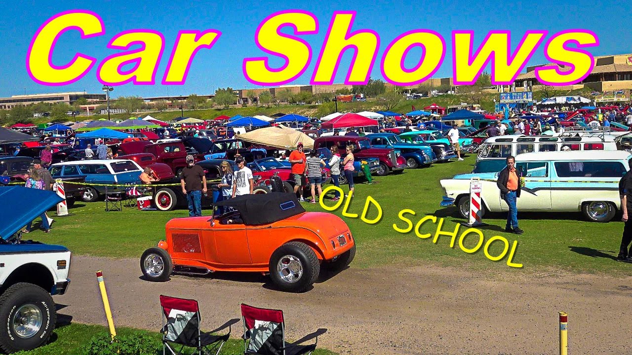 Car Show heaven (Old School Car Shows) USA classic cars & trucks hot rods muscle cars Car Cruise 4K