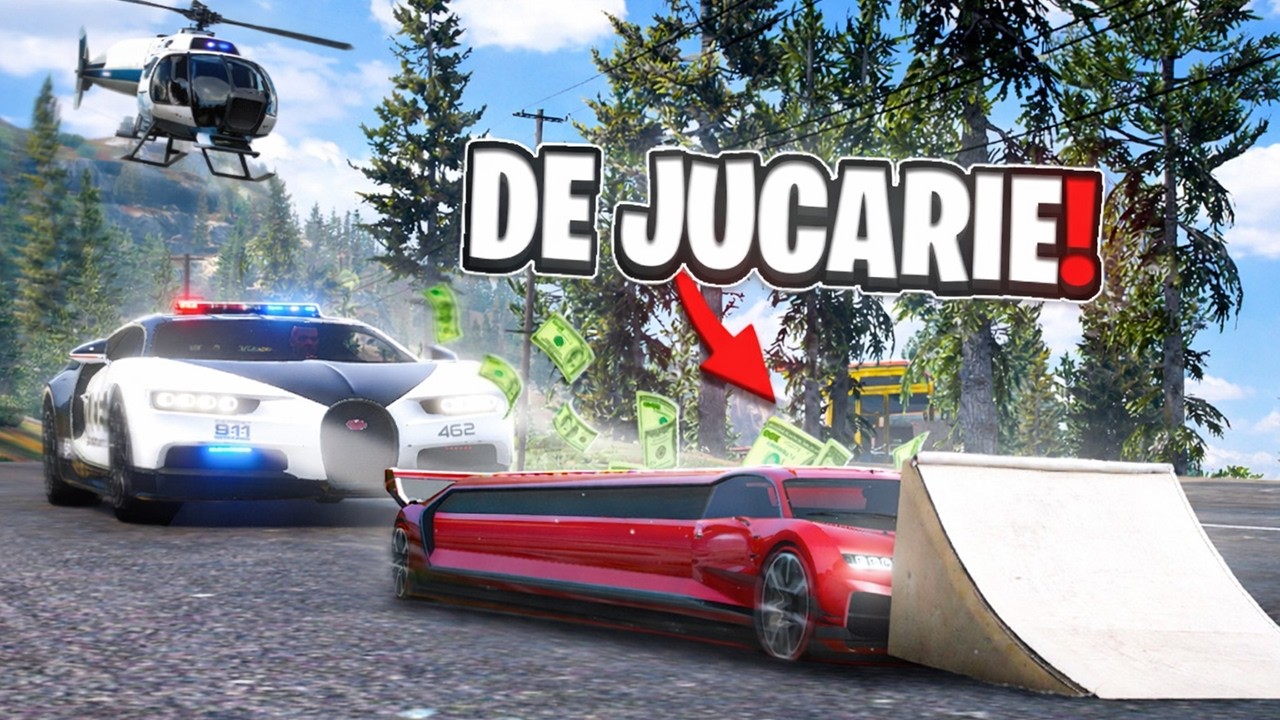 SPARG BANCI CU MASINI DE JUCARIE LUNGI I GTA 5 RP