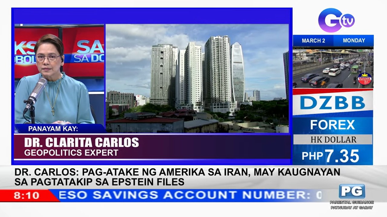 Dapat kondenahin ng Pilipinas ang pag-atake ng Amerika at Israel sa Iran — Dr. Clarita Carlos