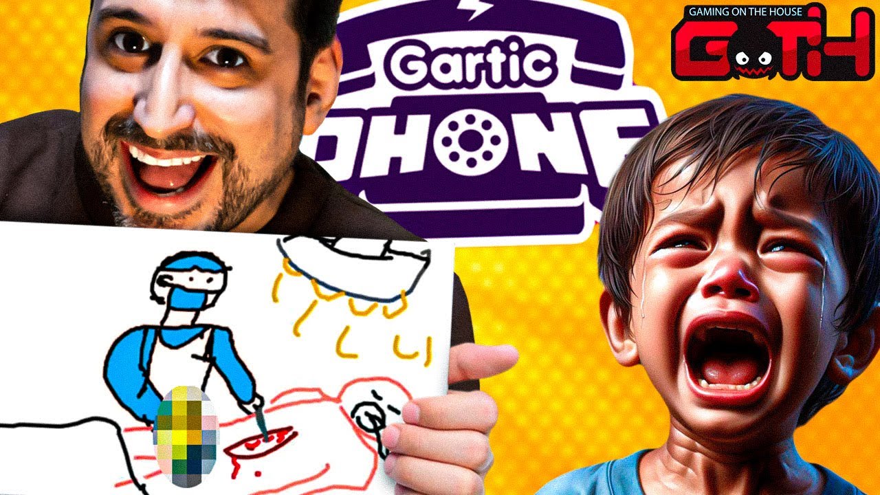Dibujos Traumantes en GARTIC PHONE - GOTH KIDS