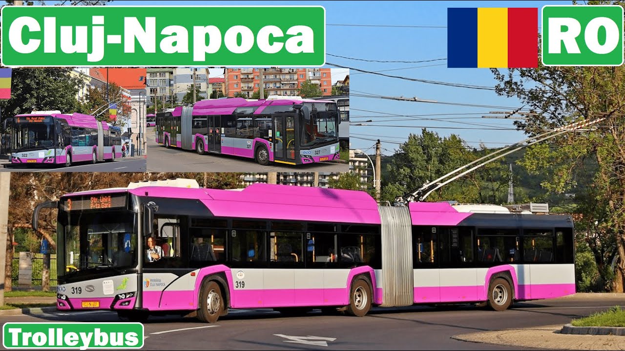 🇷🇴 CLUJ-NAPOCA TROLLEYBUS | Troleibuz din Cluj-Napoca 2020【4K】