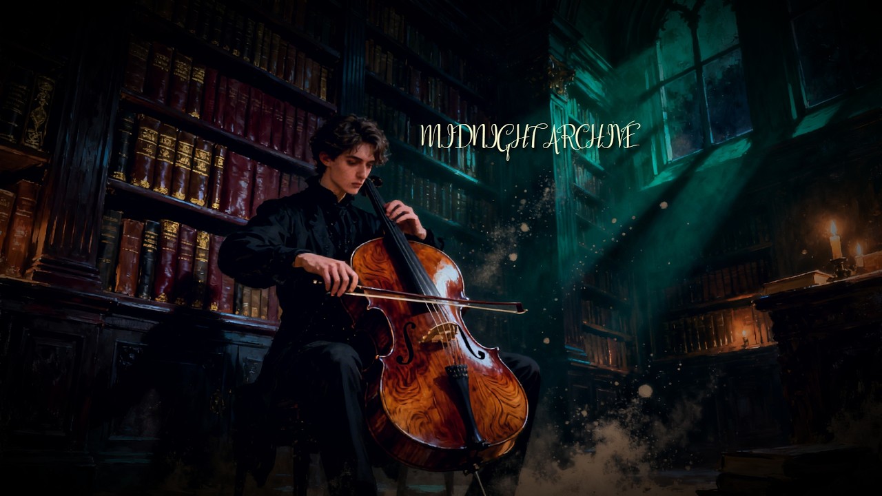 Midnight Archive 📜🎻   Deep Cello Music for Late Night Study & Deep Sleep