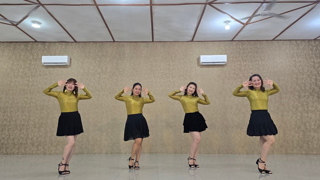 Salta Sin Parar Marengue - Line Dance // Improver - Demo #saltasinparar #odspku #marengue #ldpku 💃💃💃