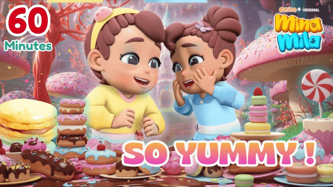 🍰 Mina Mila 🎞️ Dessert So Yummy! 😍 Sweet Treats & Big Smiles! | Durioo+The Makers of Omar & Hana