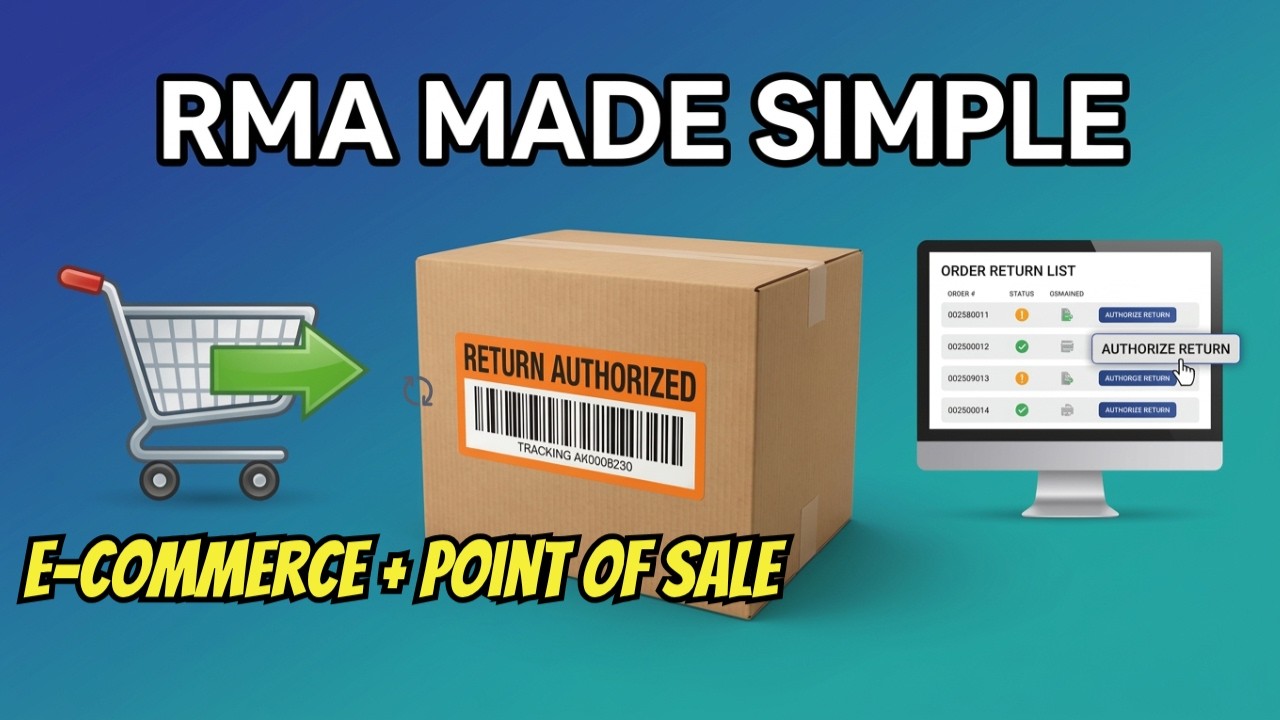 An overview about how RMA module is compatible with E-commerce and Point of Sale Orders? | Synconics