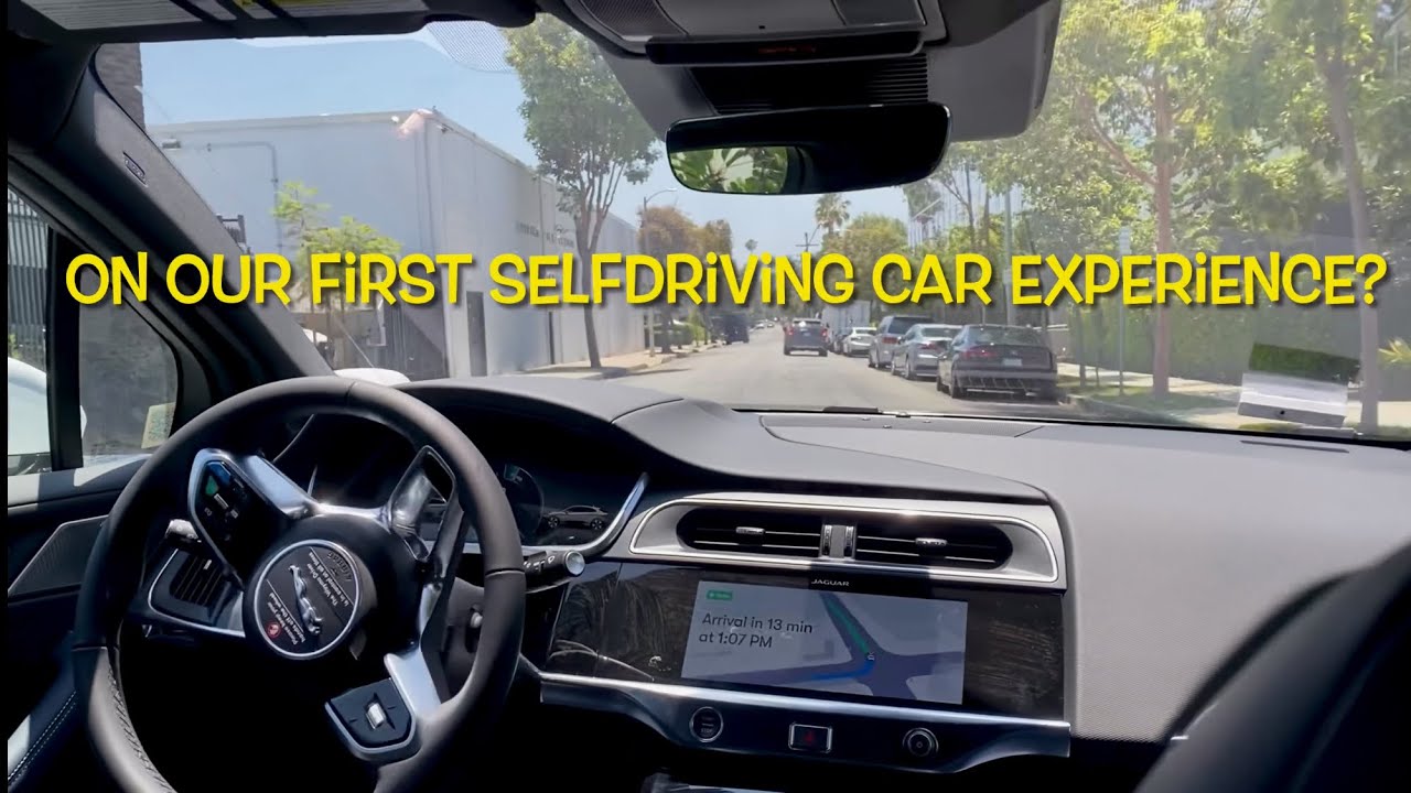 FIRST RIDE in a SELF-DRIVING CAR!!!