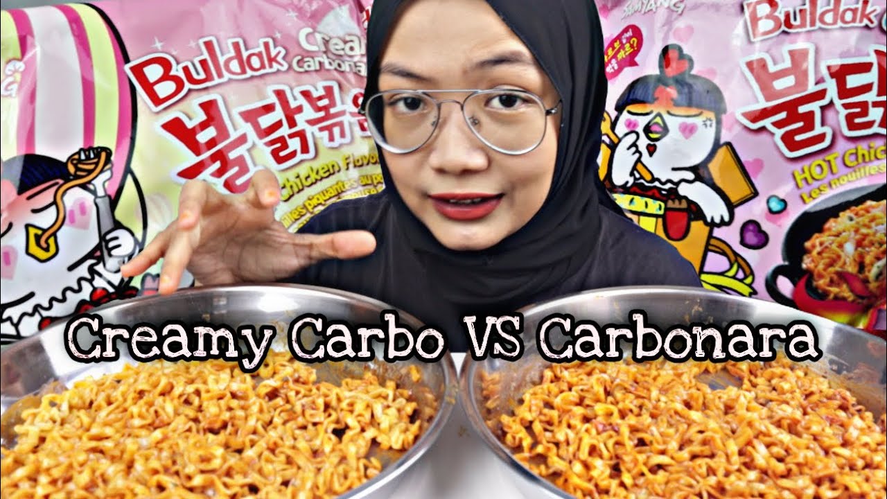 Pastu apa BEZA SAMYANG CREAMY CARBONARA dengan SAMYANG BULDAK CARBONARA?