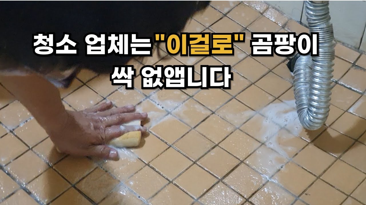 욕실 물때 완전히 뿌리 뽑는법