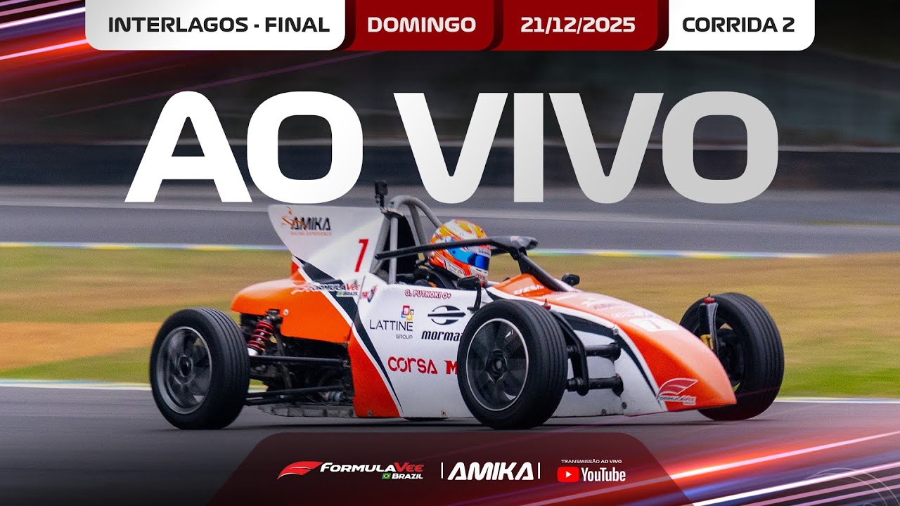 AO VIVO: Super Final 2025 FVee Aut&oacute;dromo de Interlagos - 21/12/2025 - Corrida 2