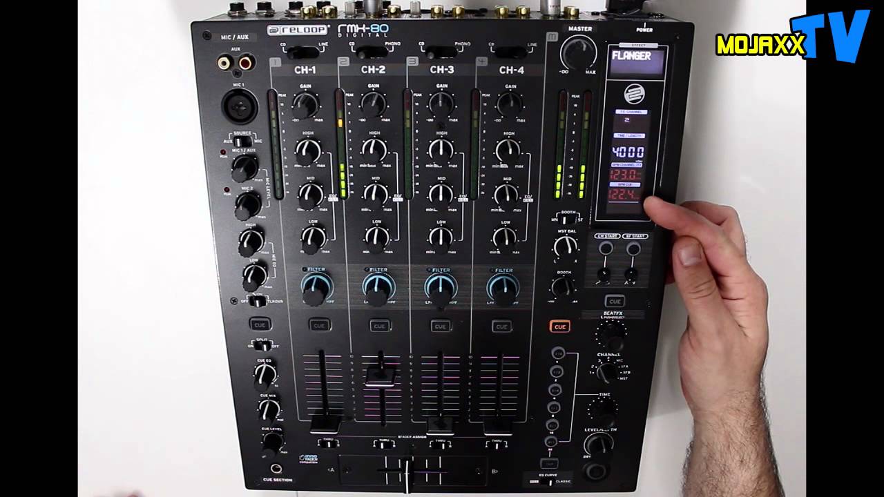 Reloop RMX-80 DJ Mixer Walkthrough Demo